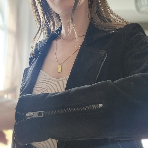 Real leather suede jacket - Picture 5 of 8